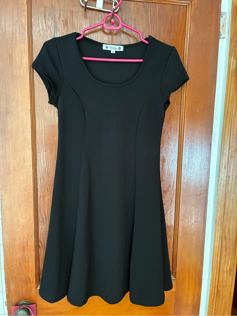 Black Fit-and-Flare Mini Dress ๐คโจ๐คโจ๐ค